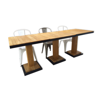 Set of 3 Flamant bistro tables