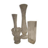 Set crystal vases XIXth