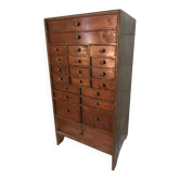 Watchmaker's workshop cabinet with drawers