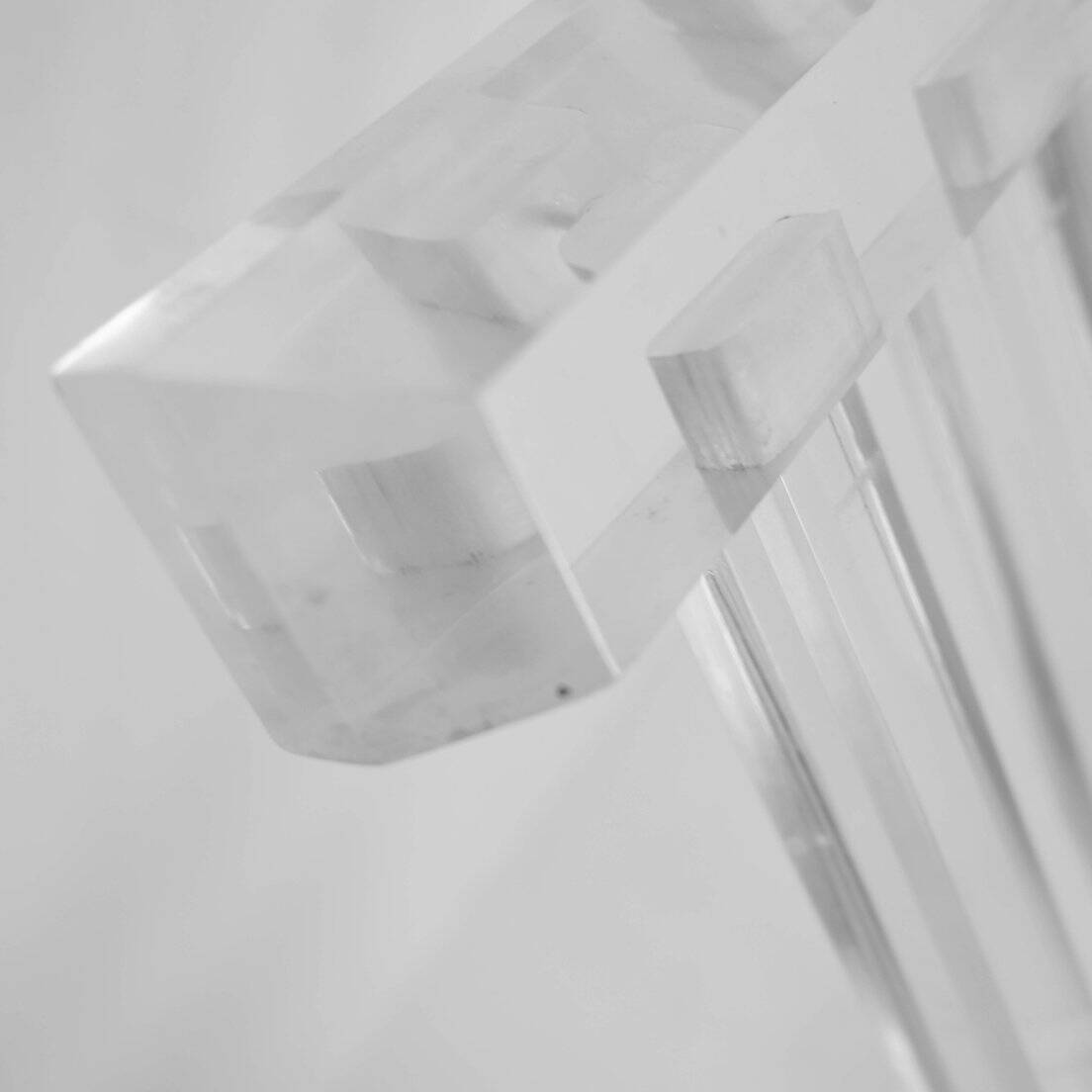 "Transparency" collection By David Lange "Dagobert" Curule seat - 1970s