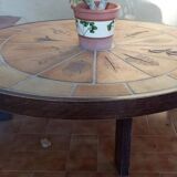 Capron oval coffee table