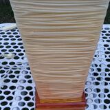 Jannalights design lamp from the 70s in orange resin