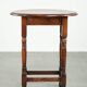 Table d'appoint ovale en chêne anglais antique du début du 20e siècle