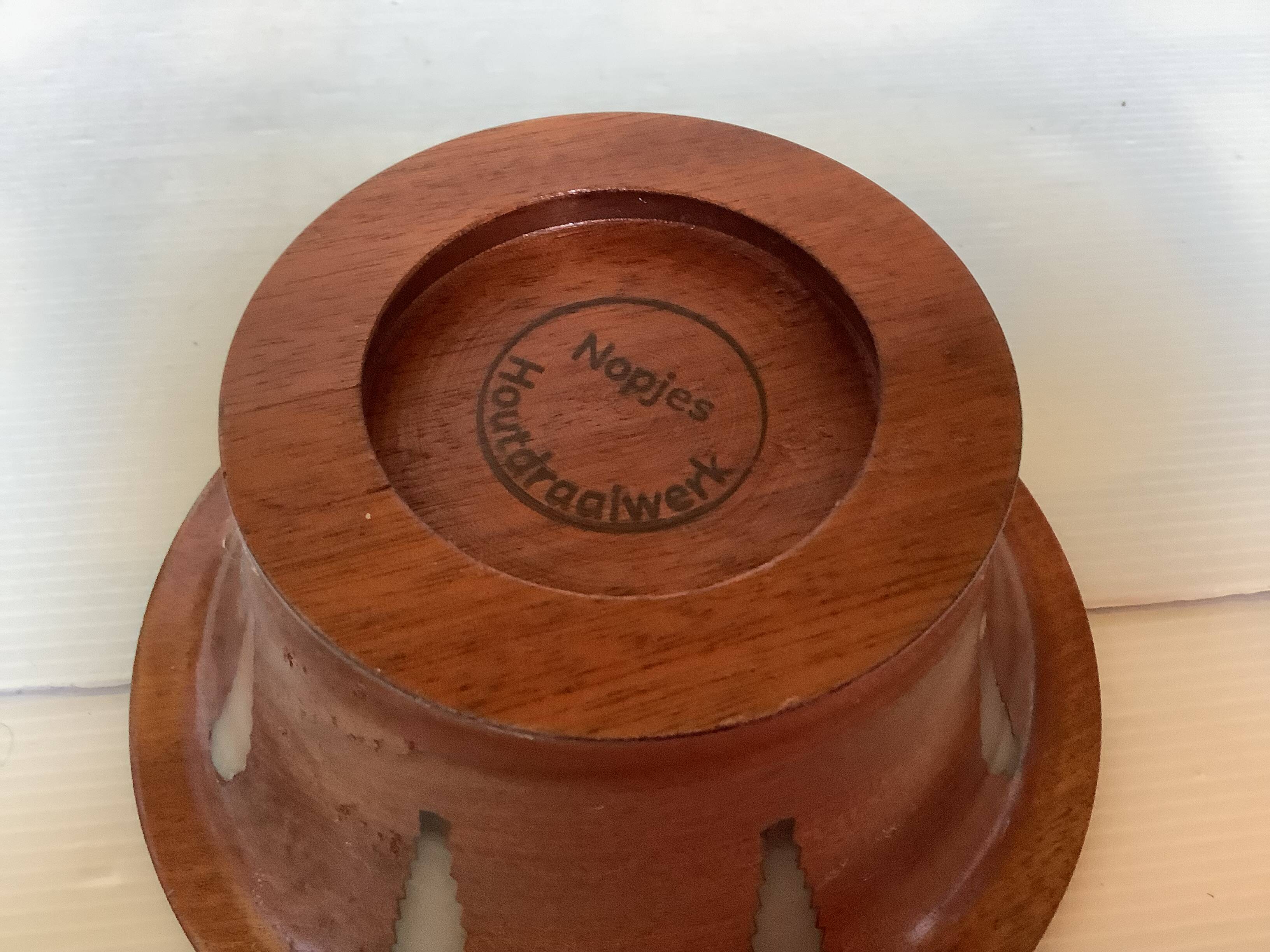 Nopjes wooden pocket tray and handmade woodwork