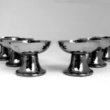 Alfra Italy design Carlo Alessi set 6 ice cream cups years 40