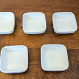 Set of 5 vintage bowls from Eva Air in porcelain from Noritake Japan