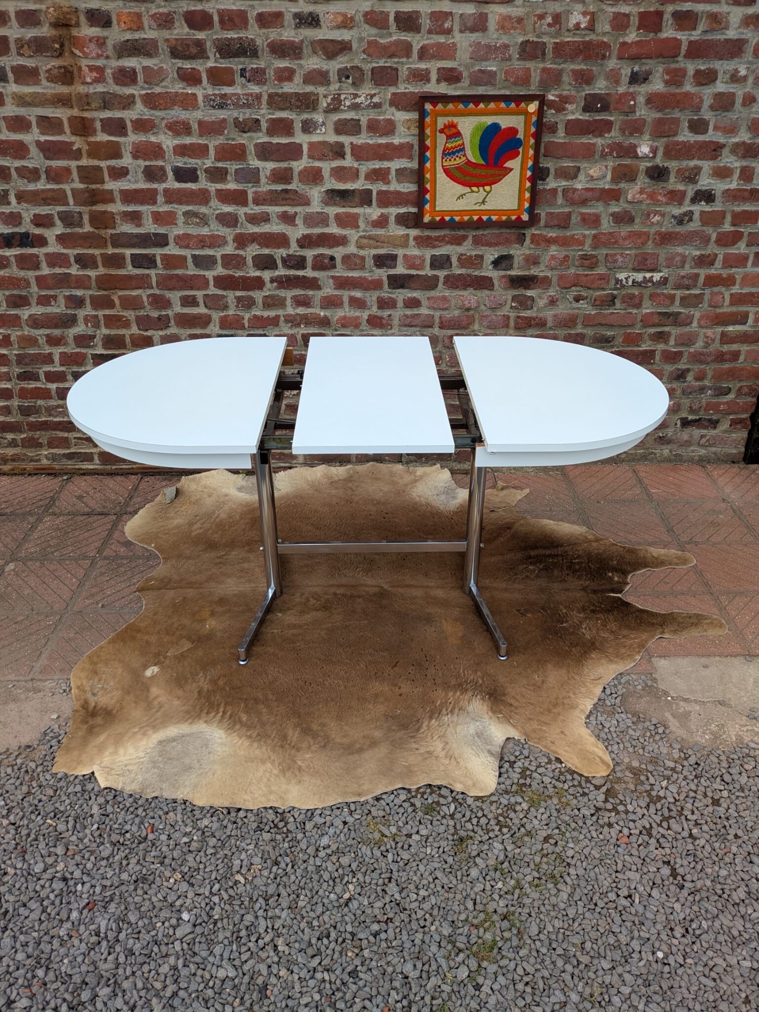 Table ronde extensible