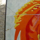 Metal and ceramic table