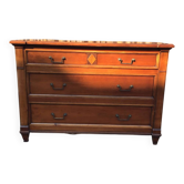 Commode roche bobois en bois massif patine