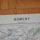 Vintage map of Nomeny