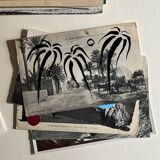 Gueliz - Collage on postcard