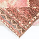 3x10 neutral geometric vintage runner rug, 296x73cm