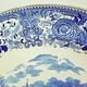Vintage villiroy & boch burgenland serving plate in blue and white