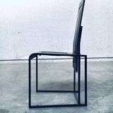 Postmodern architectural dining chairs, Italy, 1980s, set of 10