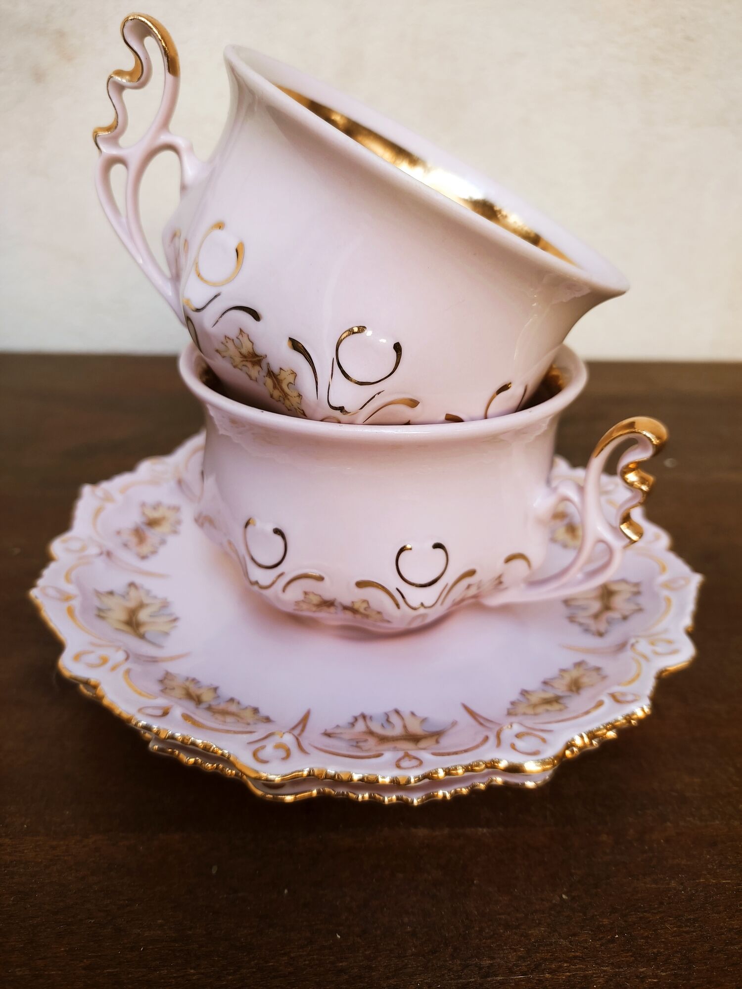 Duo de tasses H & C en porcelaine tchèque