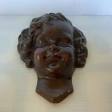 Old plaster bust head