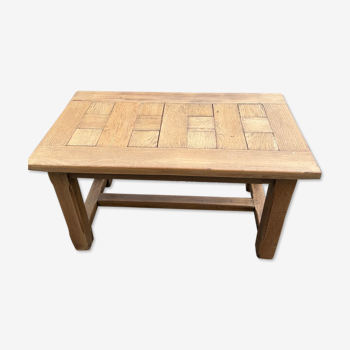 Table basse ancienne en chêne