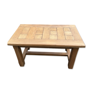 Table basse ancienne en chêne