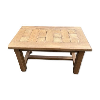 Antique oak coffee table