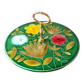 Sarreguemines flower tray, 1960.