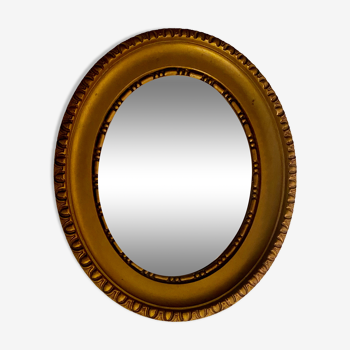 Oval mirror, 24x20 cm