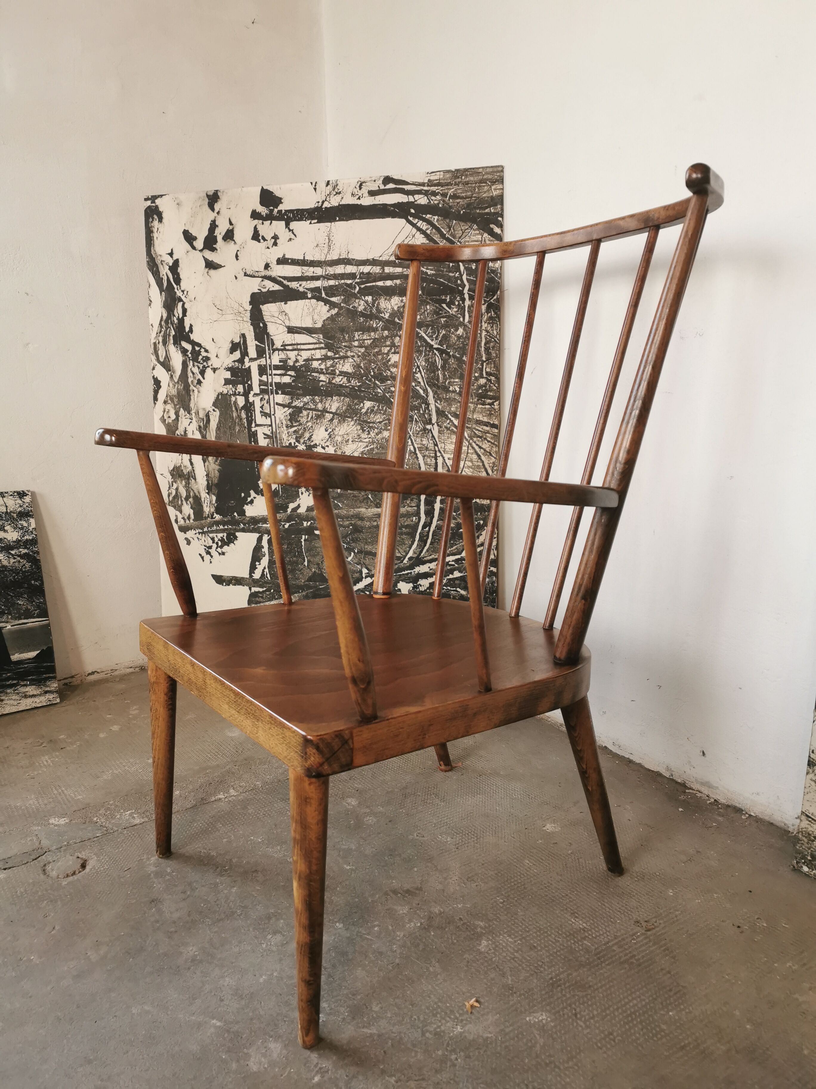 Fauteuil Baumann modèle éventail