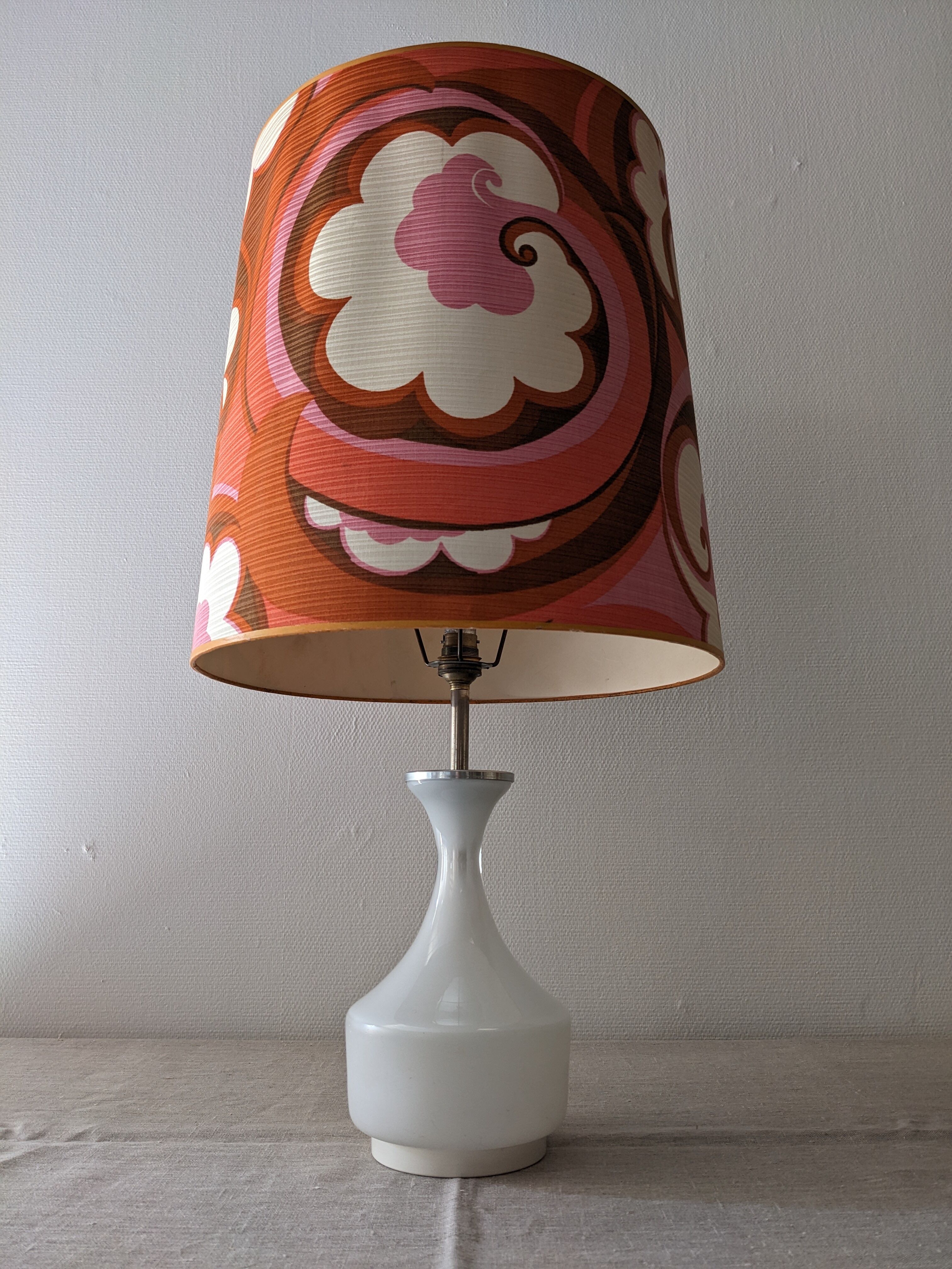 Glass lamp from the 60s/70s by Doria Leuchten