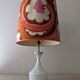 Glass lamp from the 60s/70s by Doria Leuchten