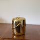 Hollywood regency gold Ice Bucket, Lira Italy ca. 1980s