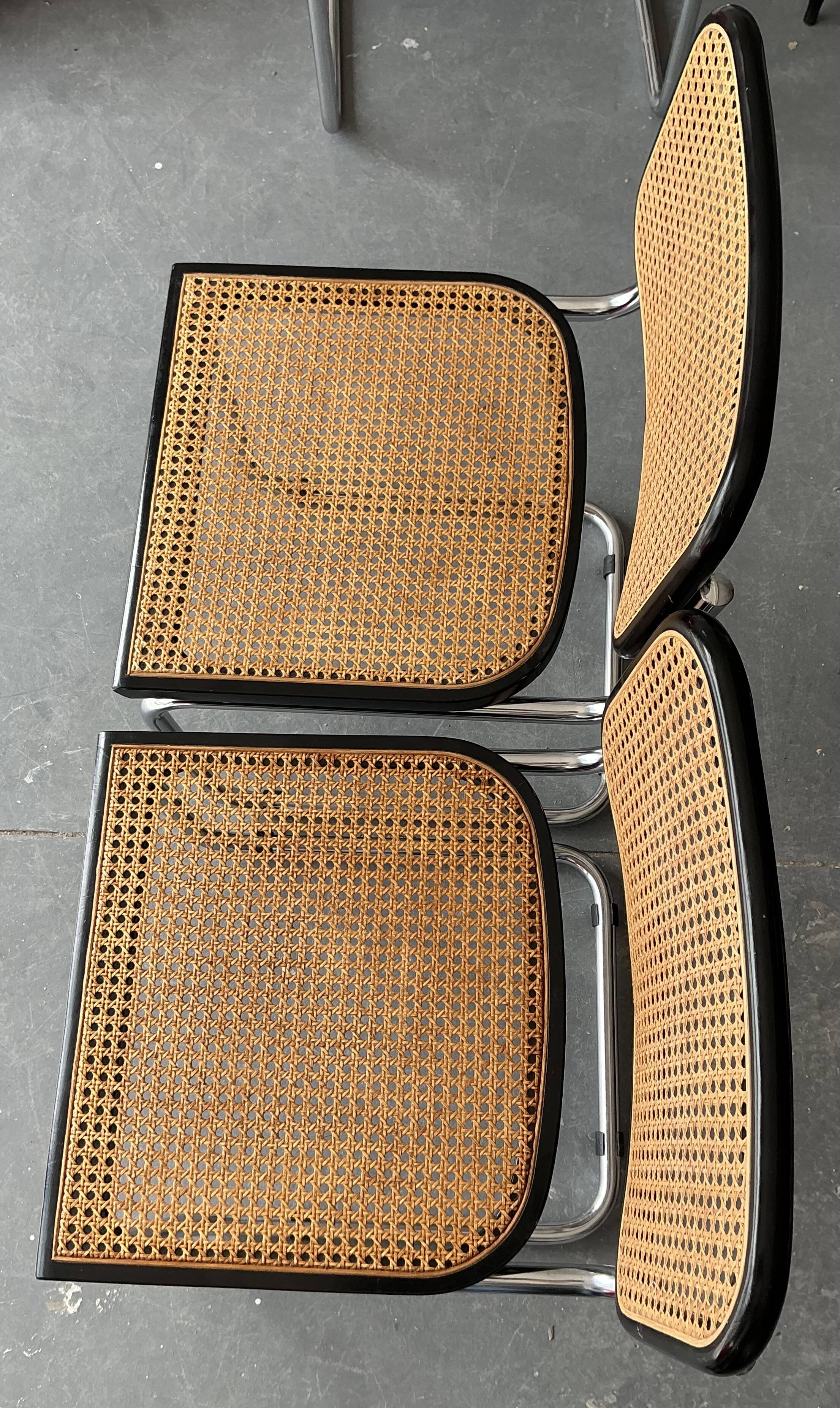Pair of Cesca Marcel Breuer chairs Made in Italy