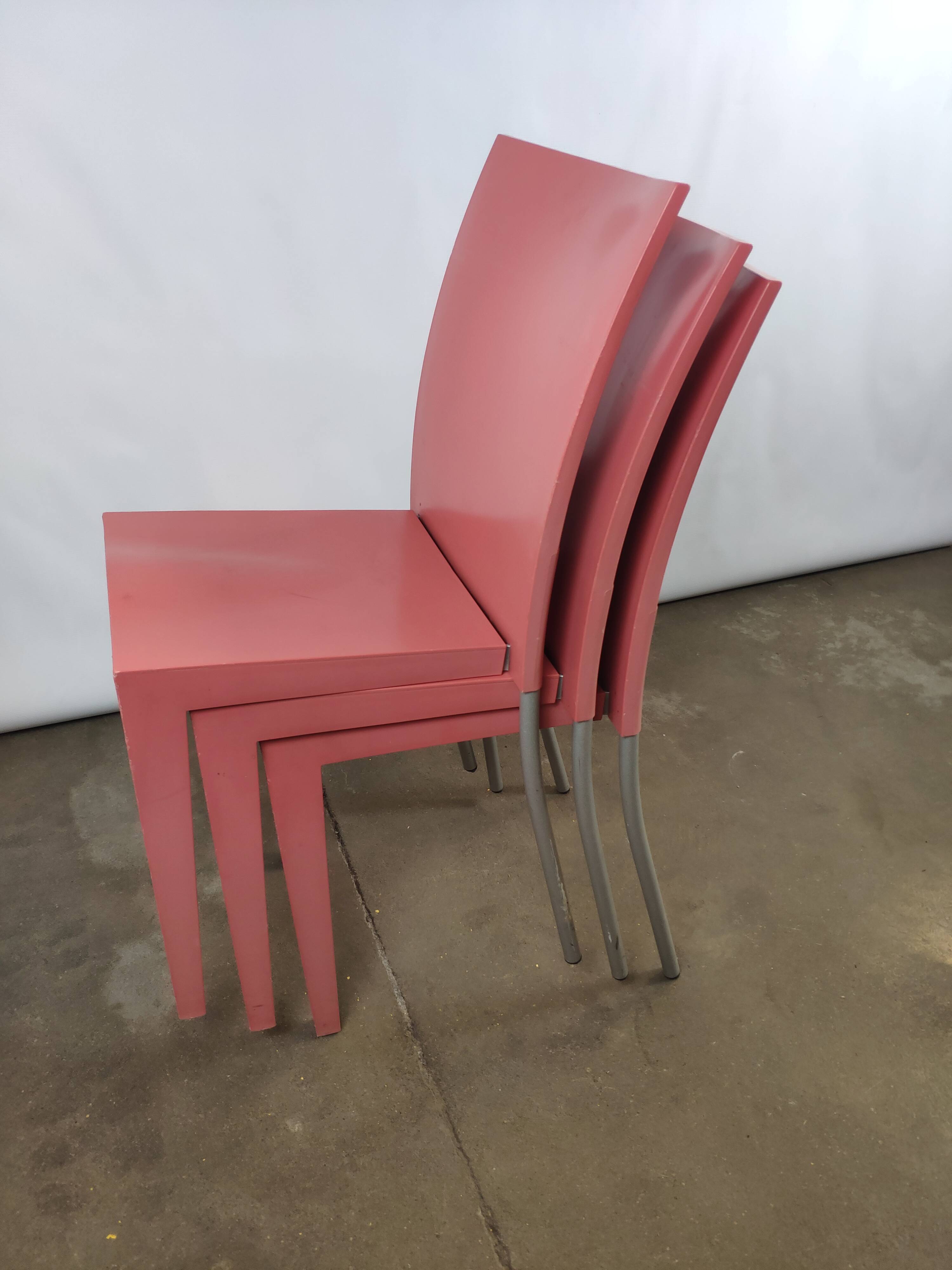 3 Starck chairs by Kartell
