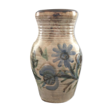 XL vase with floral decoration