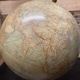 Antique German table globe by Ludwig Julius Heymann Berlin 1890