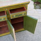 Buffet vintage peint à la main