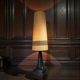 Vintage brutalist floor lamp Aurelia Ceramano from the 1970s.