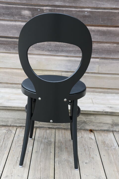 5 chairs baumann black seagull black skaï black