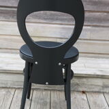 5 chairs baumann black seagull black skaï black