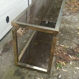 Console laiton vintage 1970