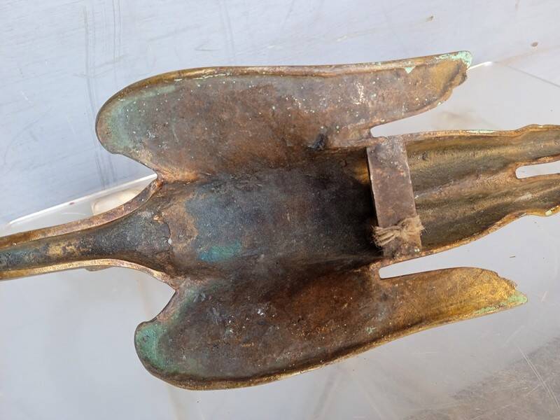 Bronze wall lamp Heron ep art deco 1930/40