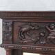 19th century Renaissance oak mirror