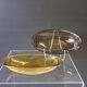 Set of 2 glass ear-handled dishes/ramekins from Lever in very good condition.