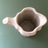 Antique ivory-coloured porcelain vase/pitcher