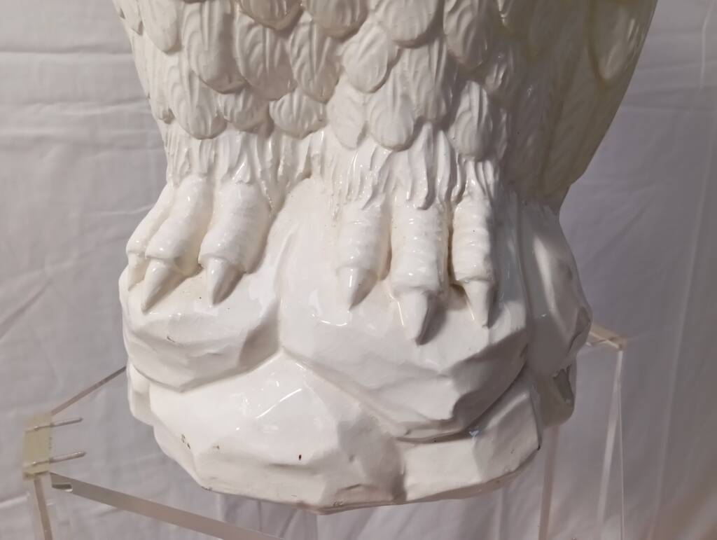 Ceramic owl umbrella stand Bassano Italy