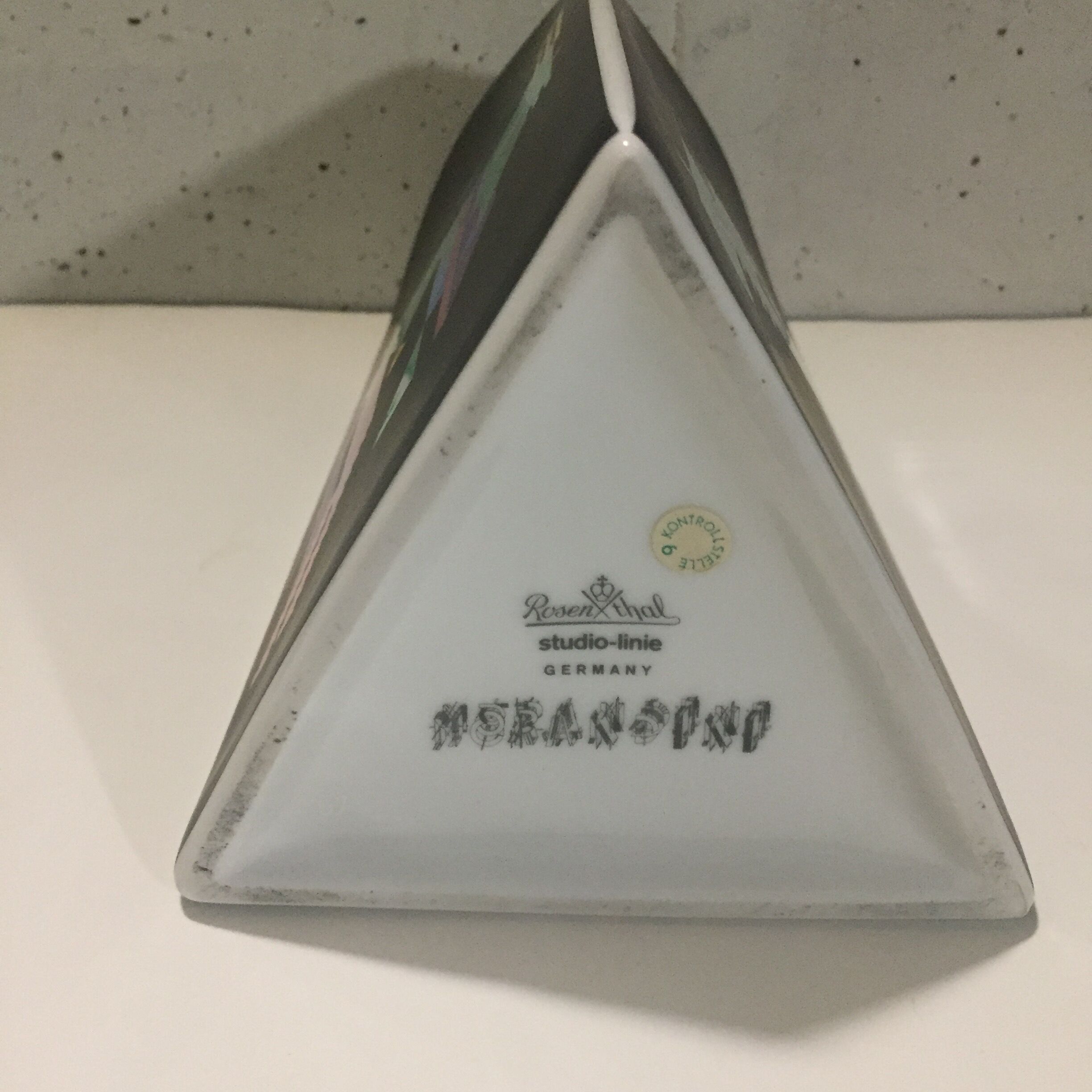 Vase céramique Marcello Morandini, Rosenthal 1980 Selency