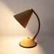 Vintage beige table lamp with gooseneck, Germany 1950s
