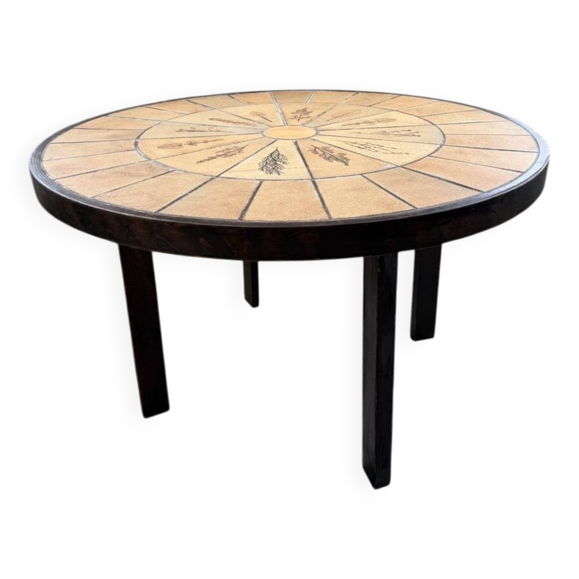 Herbier Capron ceramic dining table