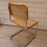 Eight chairs "Cesca B32" by Marcel Breuer