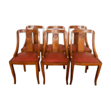 Suite de 6 chaises art déco 1925