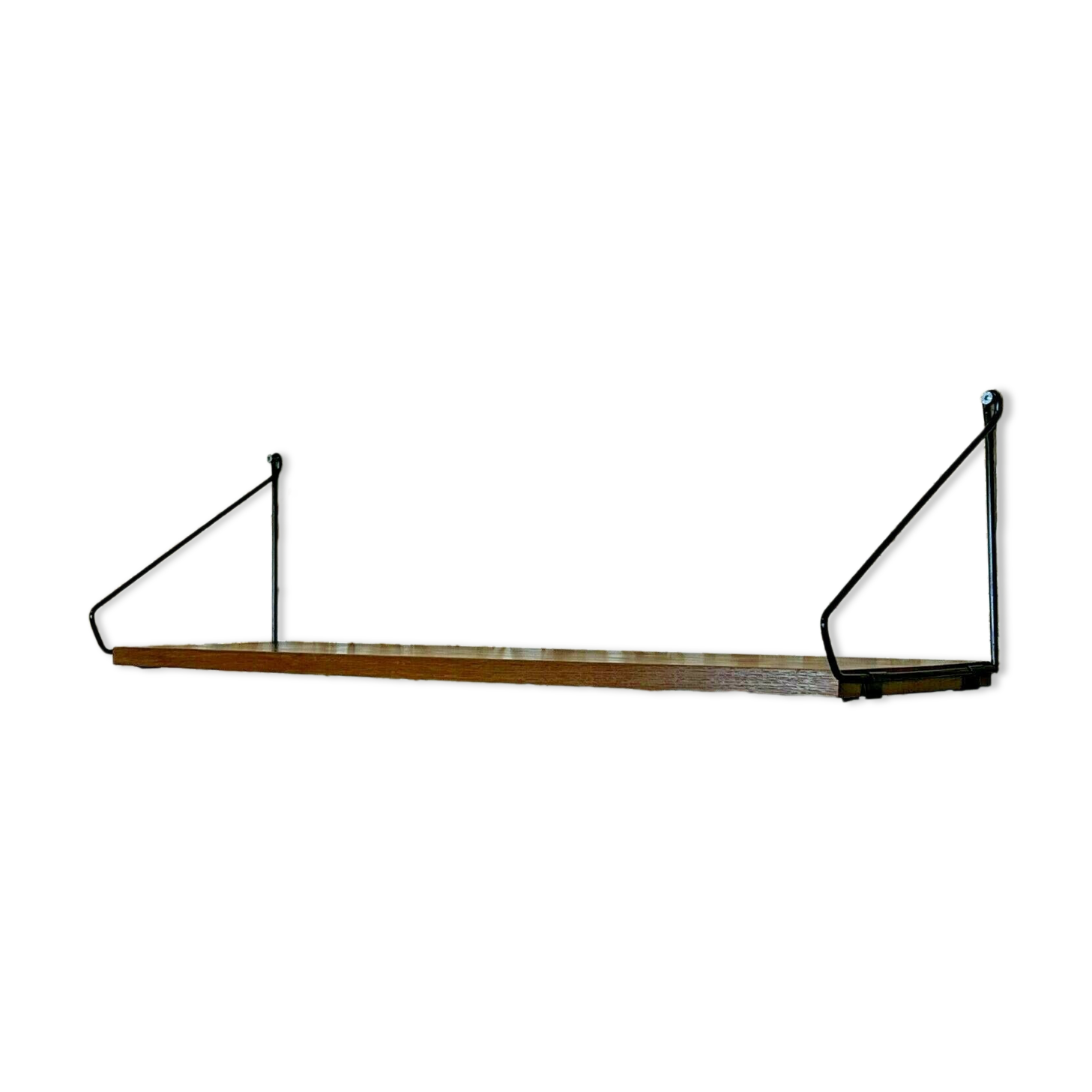 60s 70s oak shelf wall shelf WHB Stringregal Danish Design