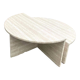 Table basse en travertin, Up&up ronde